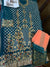 Beautiful Teal Blue Color Net Unstitched Pakistani Suit