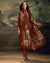 Brown Color Winter Wear Printed Pashmina Unstitched Pakistani Salwar Kameez Suit