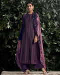 Purple Color Digital Printed Pashmina Unstitched Winter Pakistani Suit